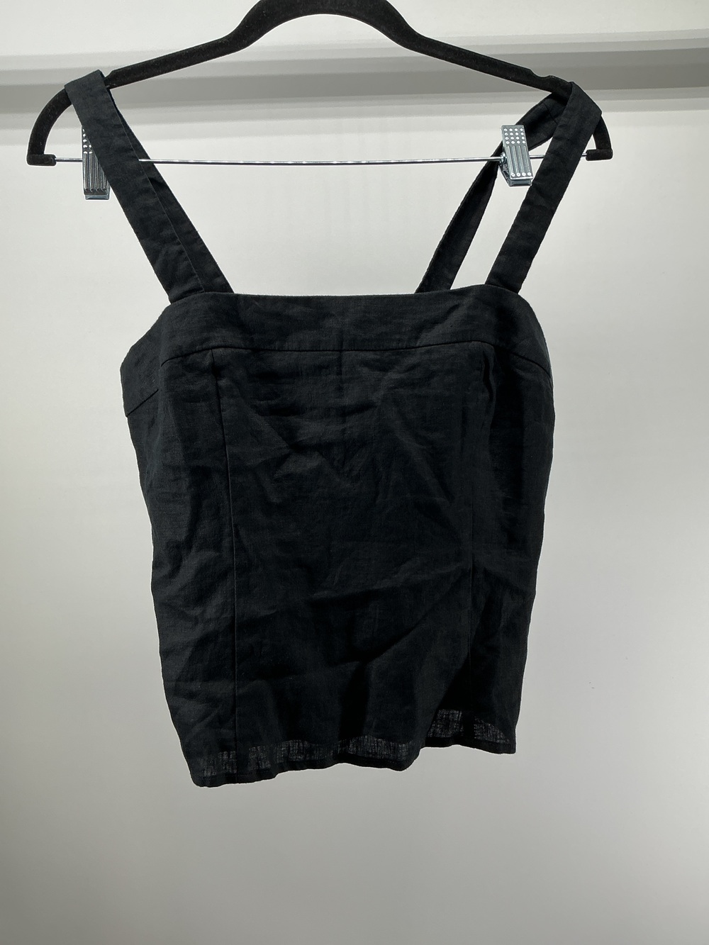 100% European Linen Fitted Tank